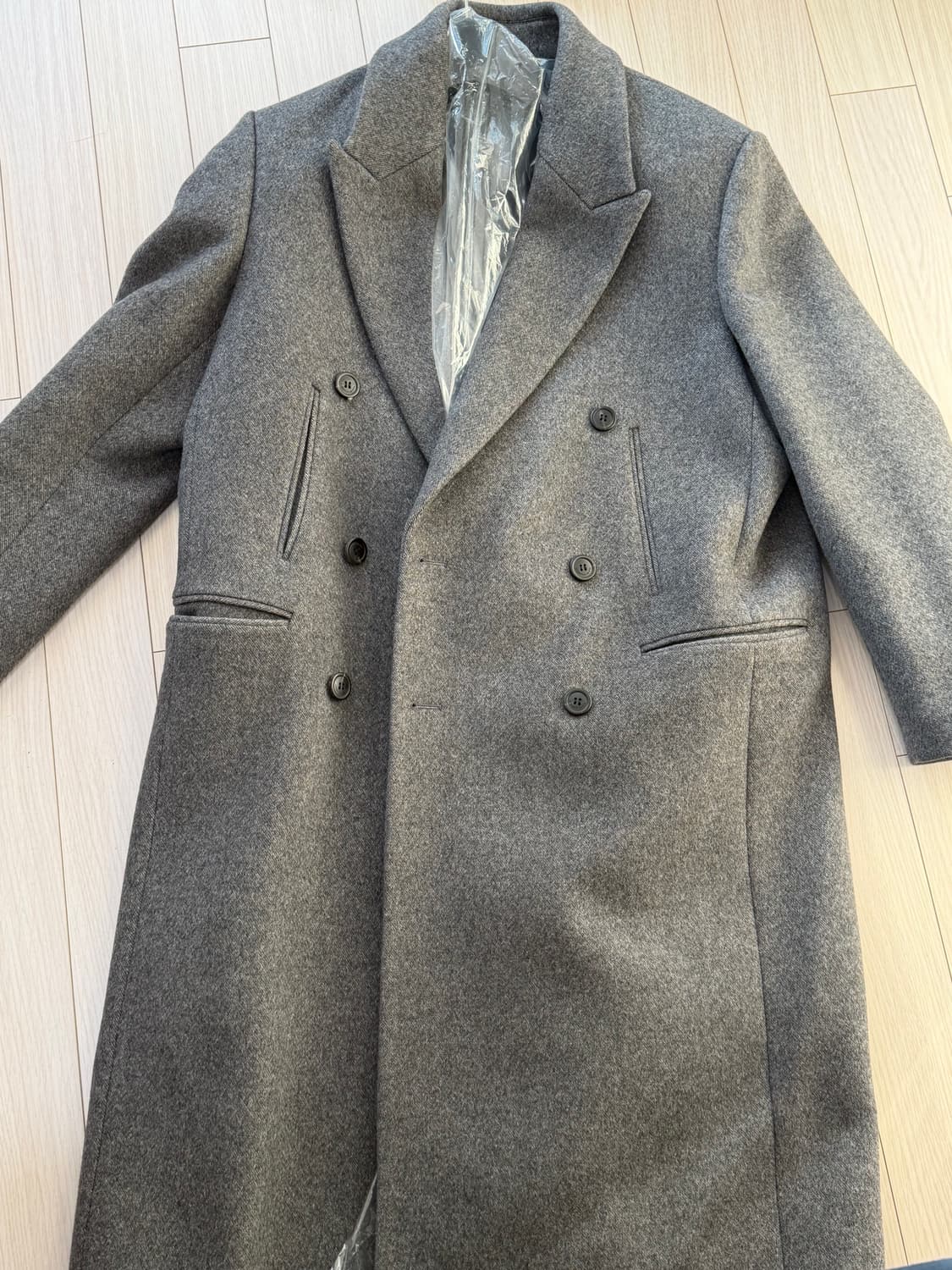 EQL 더블 브레스티드 코트 (M) 상품이미지1