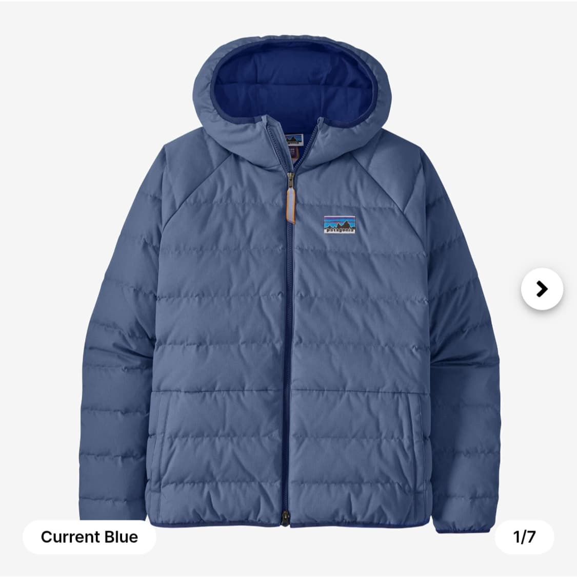 파타고니아 50주년 코튼다운 커런트블루 M 상품이미지1