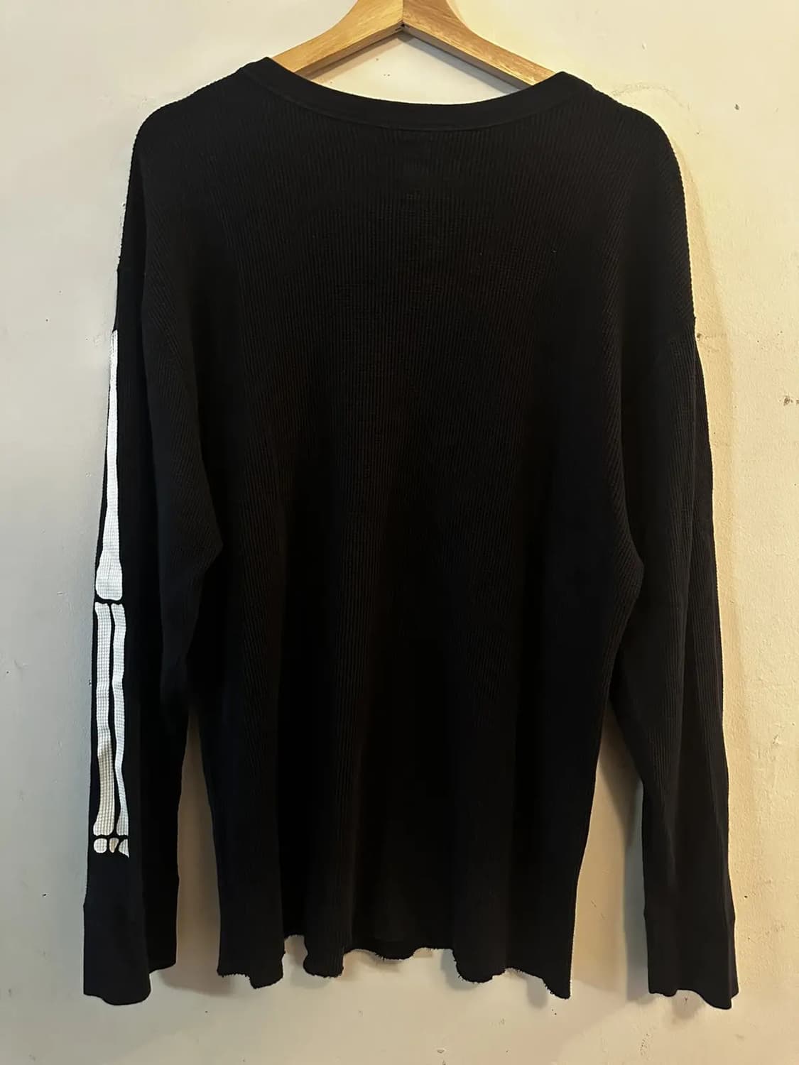 슈프림 헤인즈 본즈 써멀 크루 블랙 XL 상품이미지6