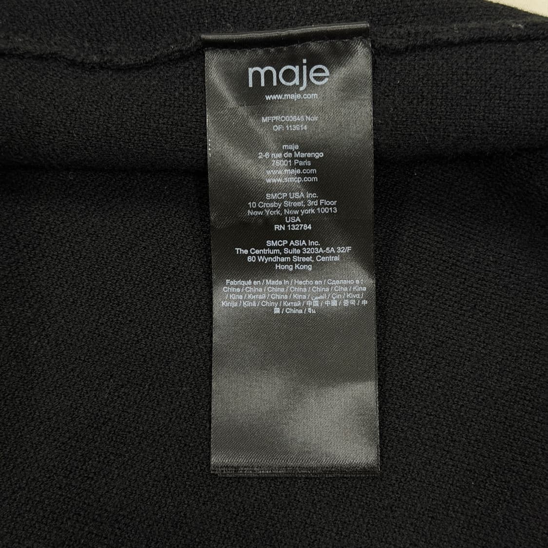 마쥬 라벨라 니트 오영주 원피스 블랙 36 상품이미지6