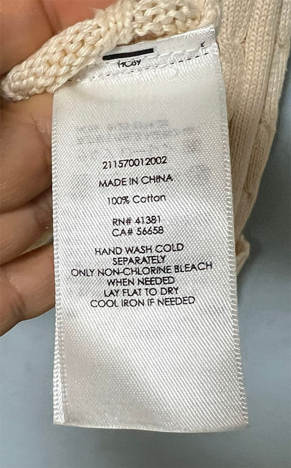 POLO 폴로 여자 꽈배기니트 기본 M 95 66 상품이미지5