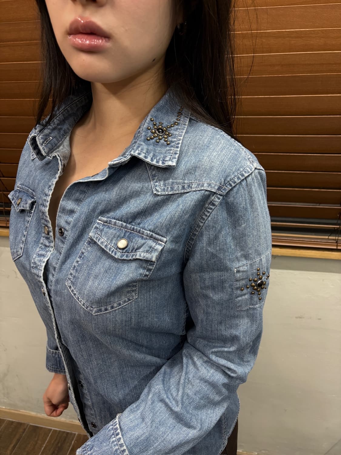 Jvim 제이빔 웨스턴 워크 데님셔츠 상품이미지5