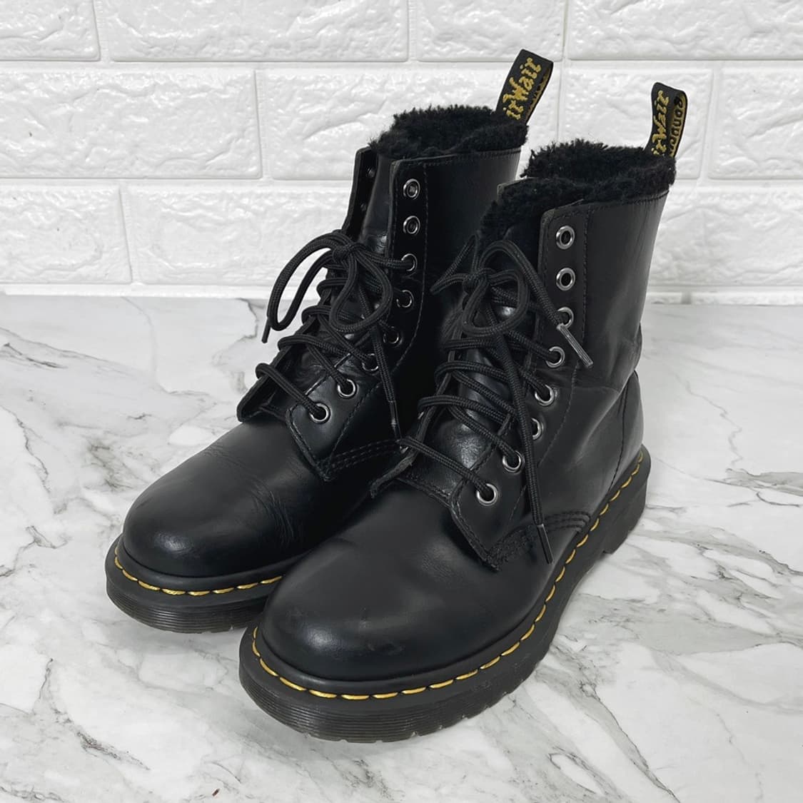 닥터마틴 1460 세레나 퍼부츠 블랙 230 UK4 상품이미지1