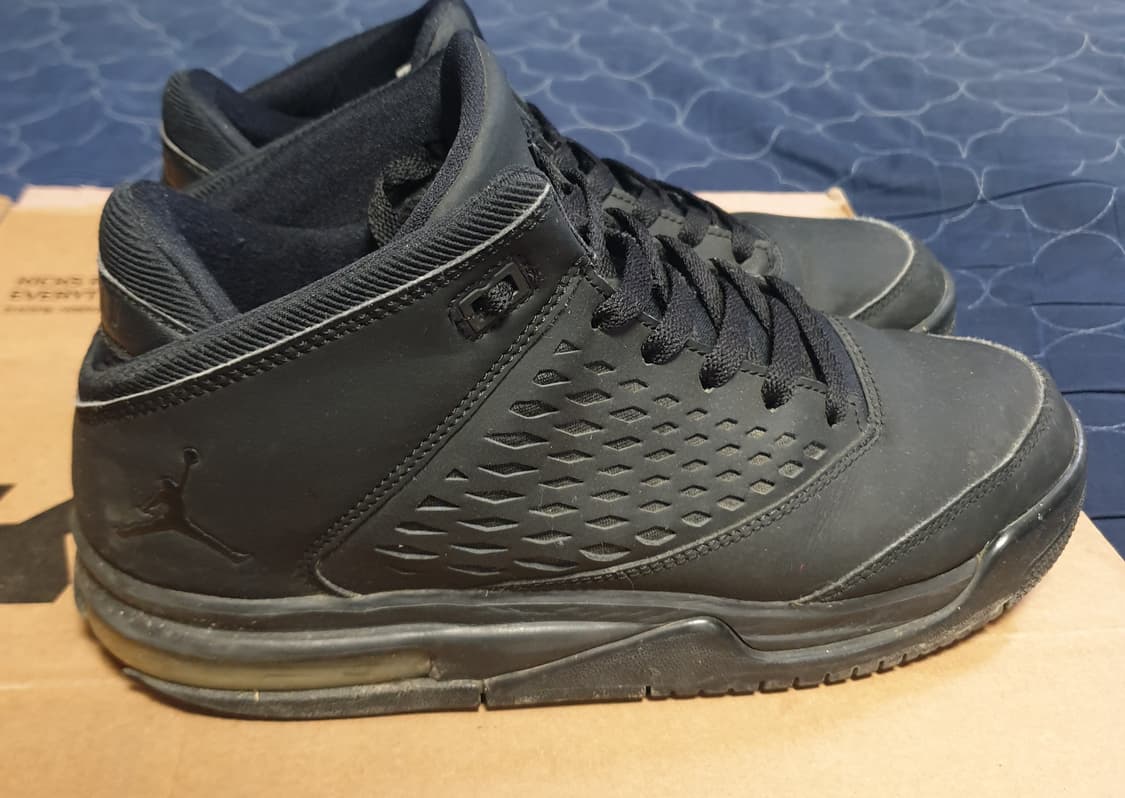 나이키 조던 플라이트 오리진4 스니커즈 올블랙 (245) 상품이미지1