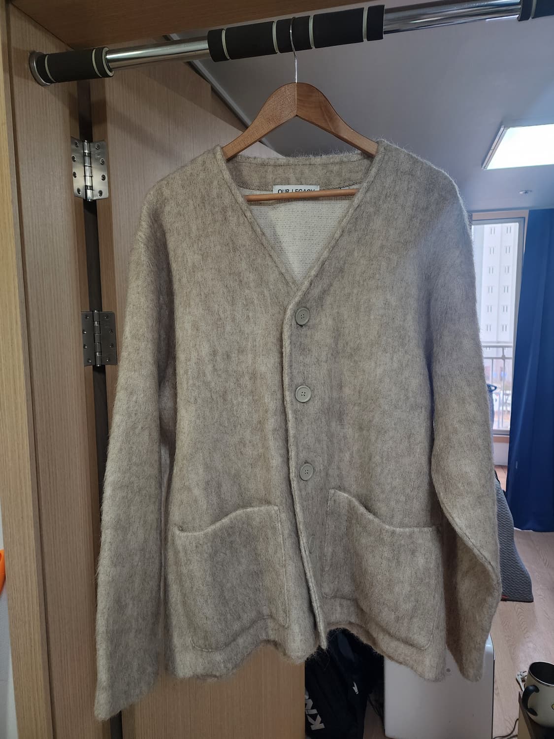 아워레거시 모헤어 가디건 상품이미지1