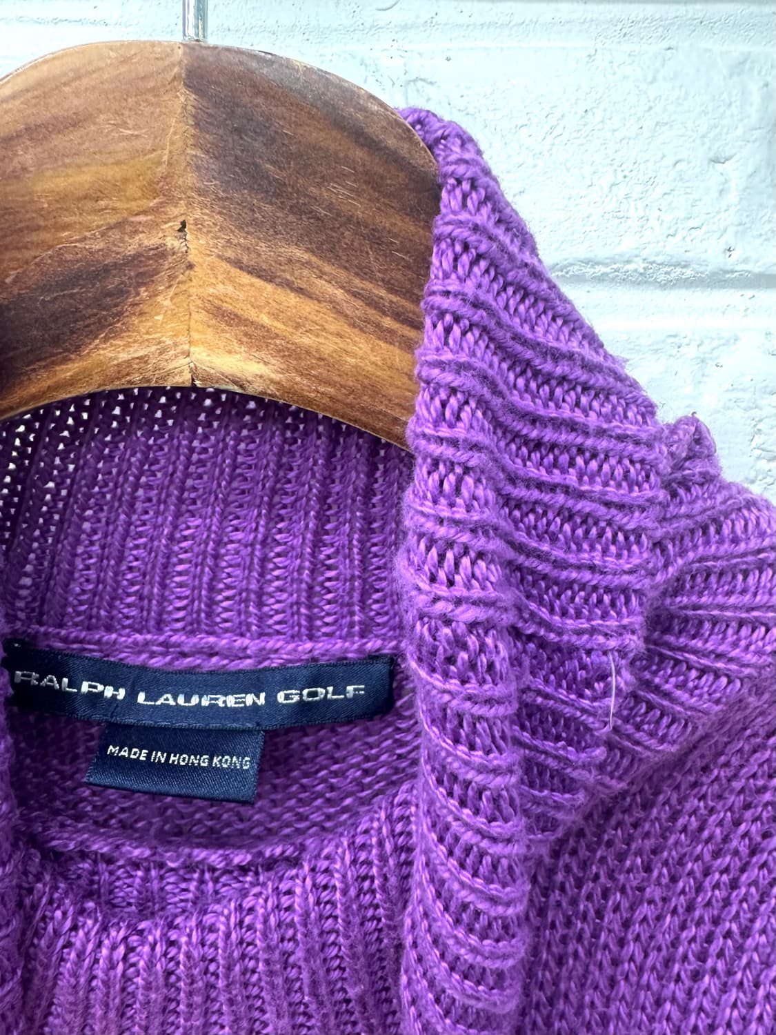 랄프로렌 골프 퍼플 목폴라 반팔니트 상품이미지5
