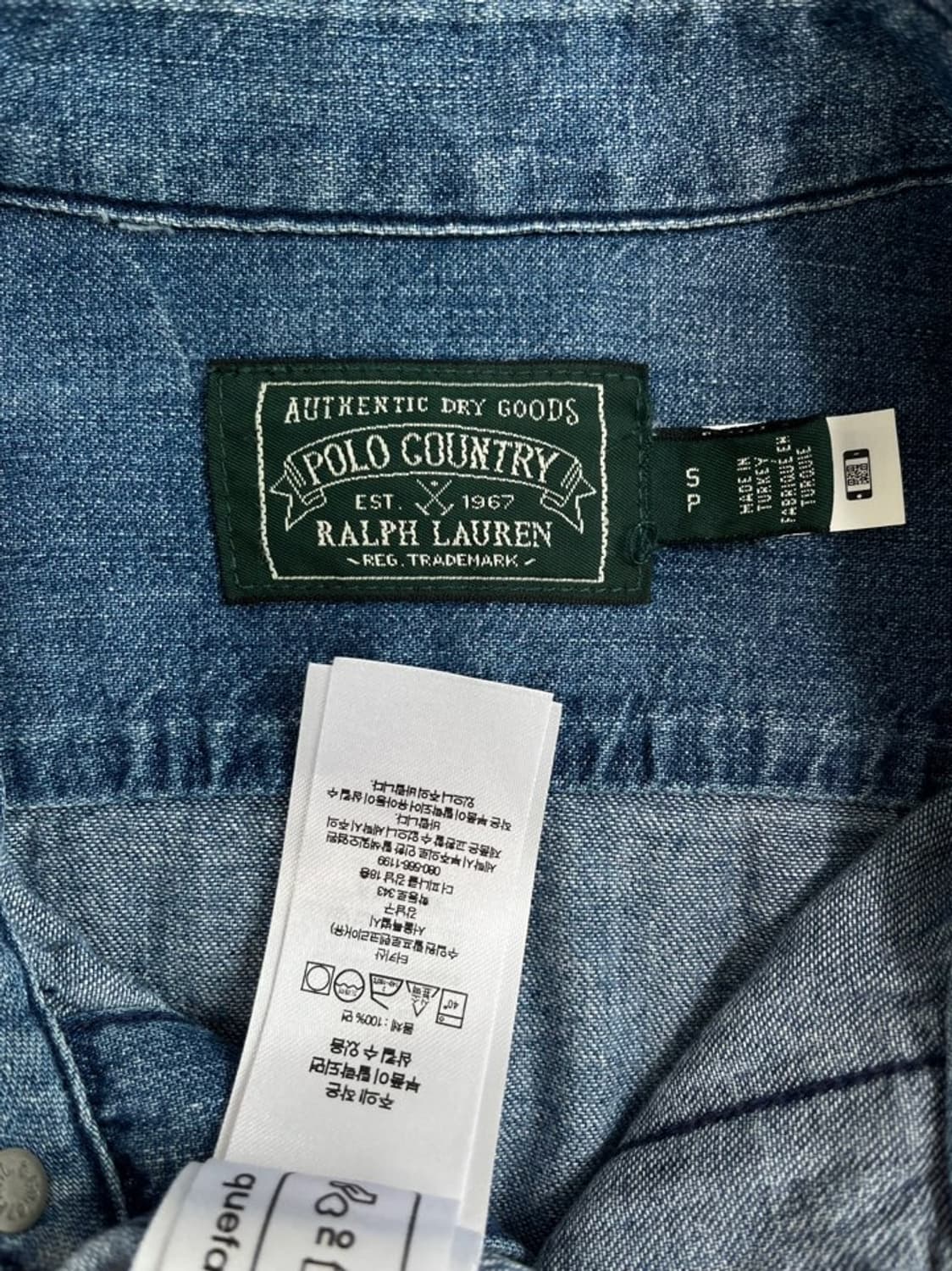 폴로 랄프 로렌 컨트리 데님 셔츠/#3298 상품이미지6