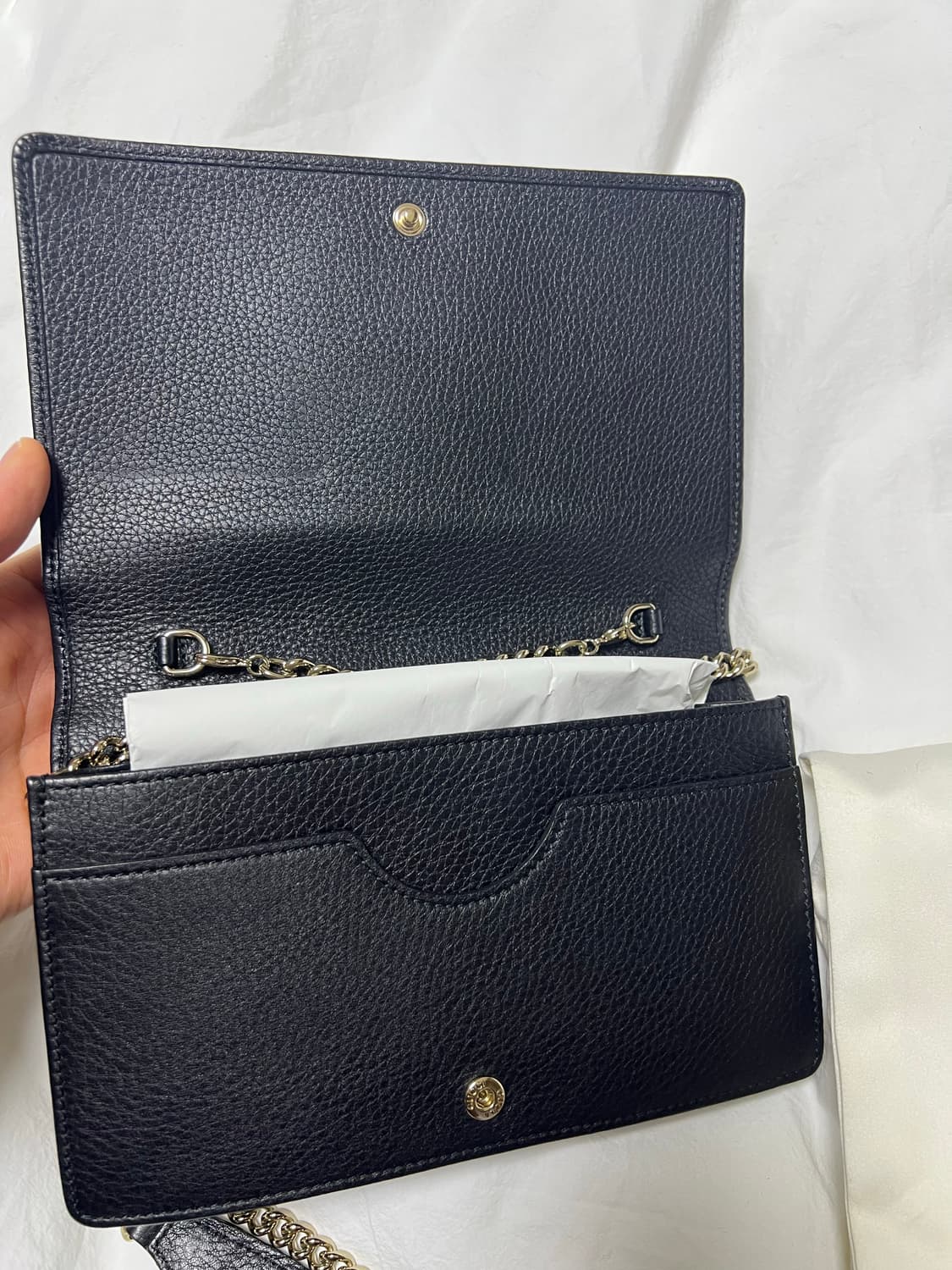 구찌 소호 체인 크로스백 블랙 상품이미지6