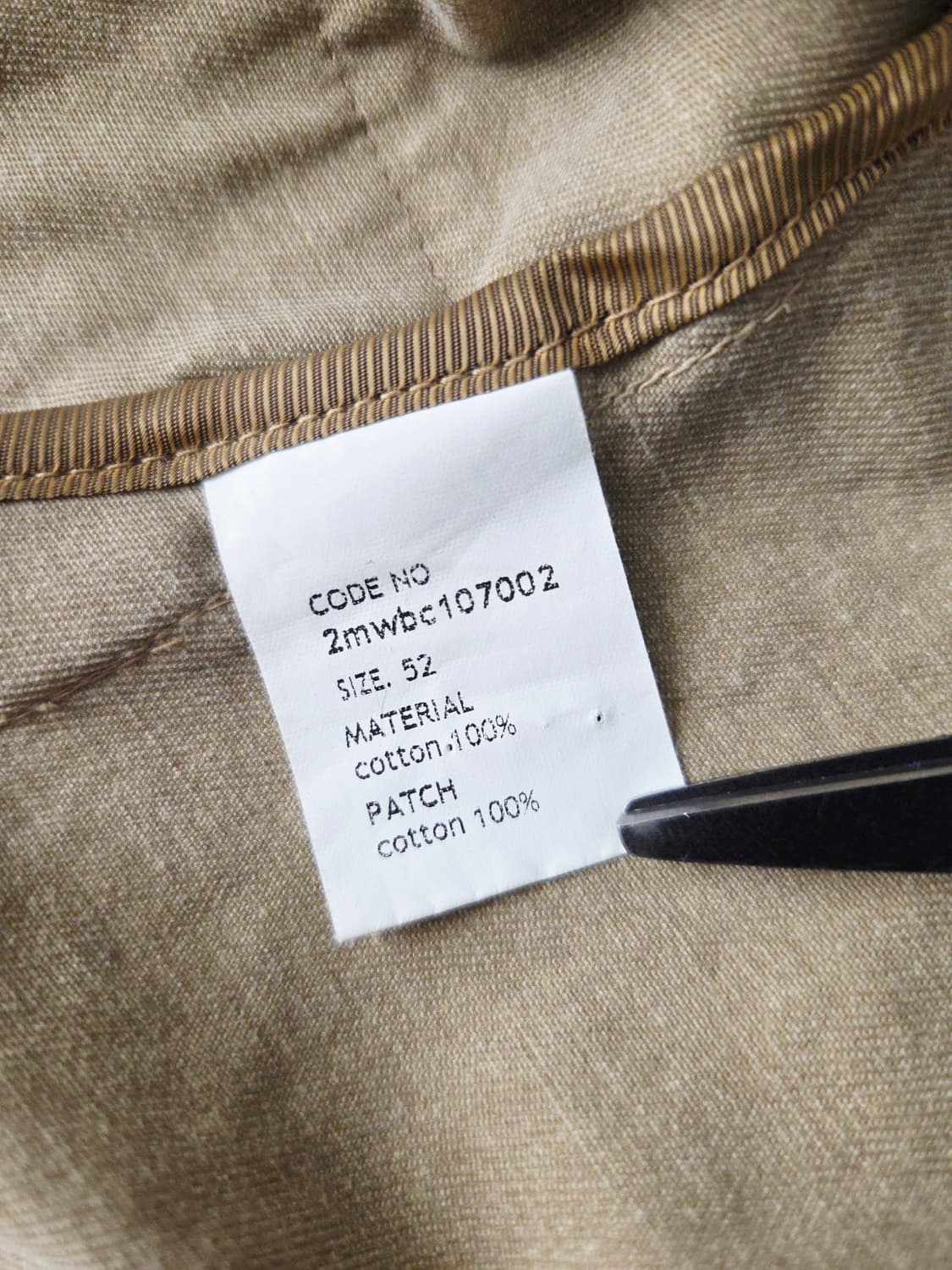 MAERYO 매료 빈티지 워싱 코튼 사파리 자켓 상품이미지9