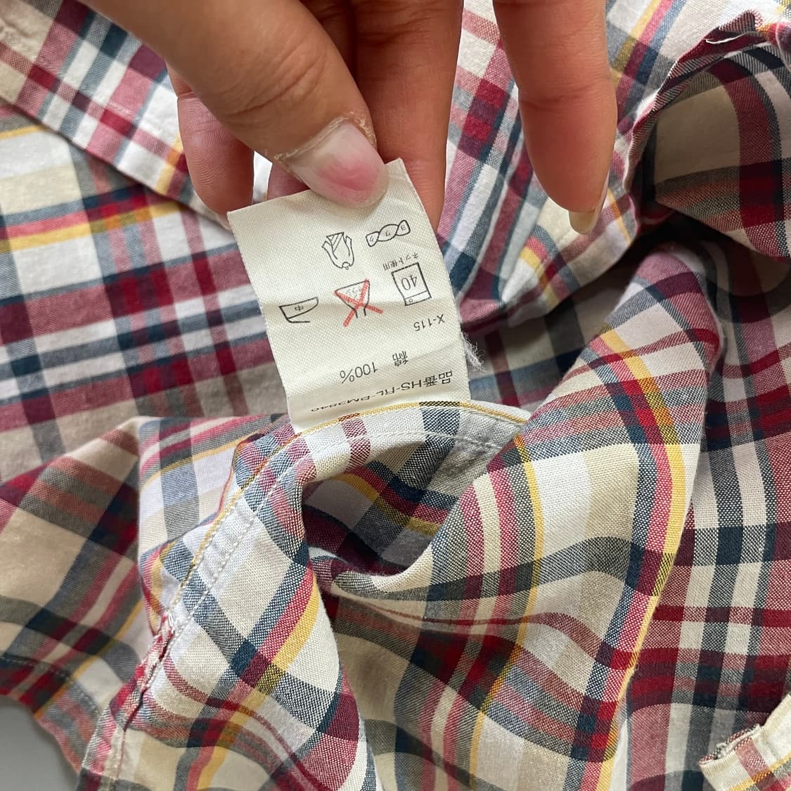 폴로랄프로렌 90s 그레고르 체크 반팔셔츠 L 상품이미지7