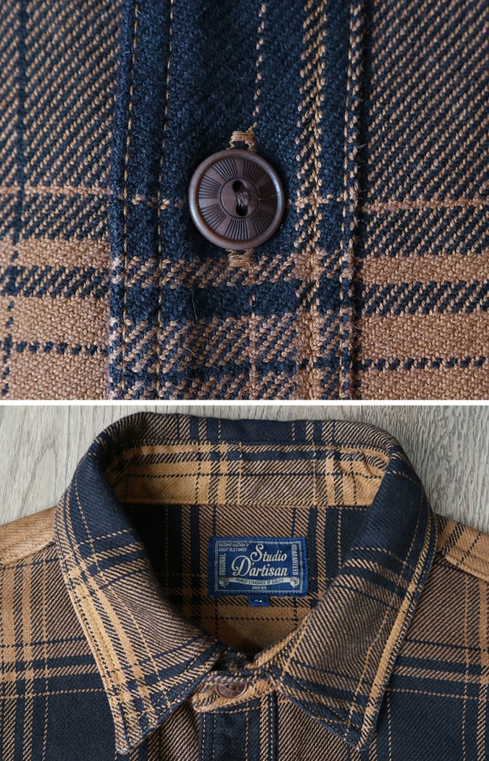 
일본판 Studio D'Artisan 스튜디오 다치산 탄탄한 헤비코튼  상품이미지4