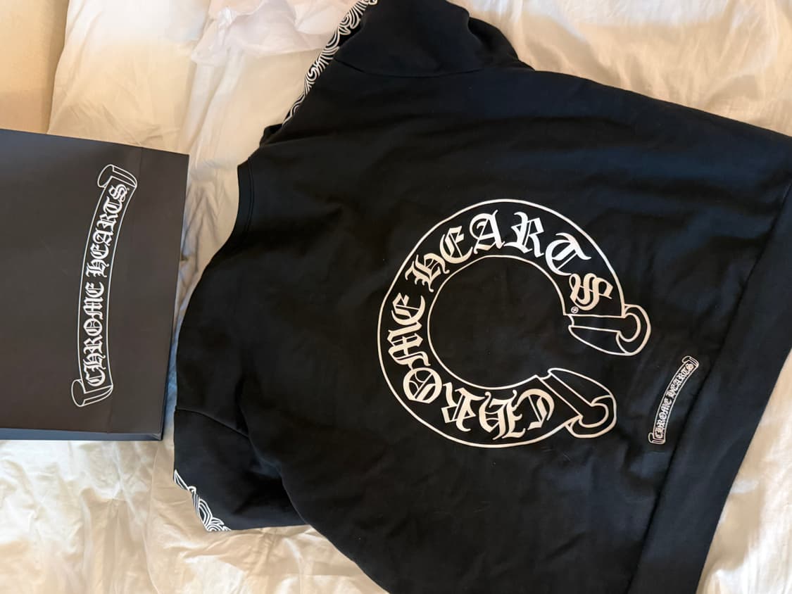 (새상품급) 크롬하츠 홀스슈 맨투맨 스웨트셔츠 L 상품이미지5