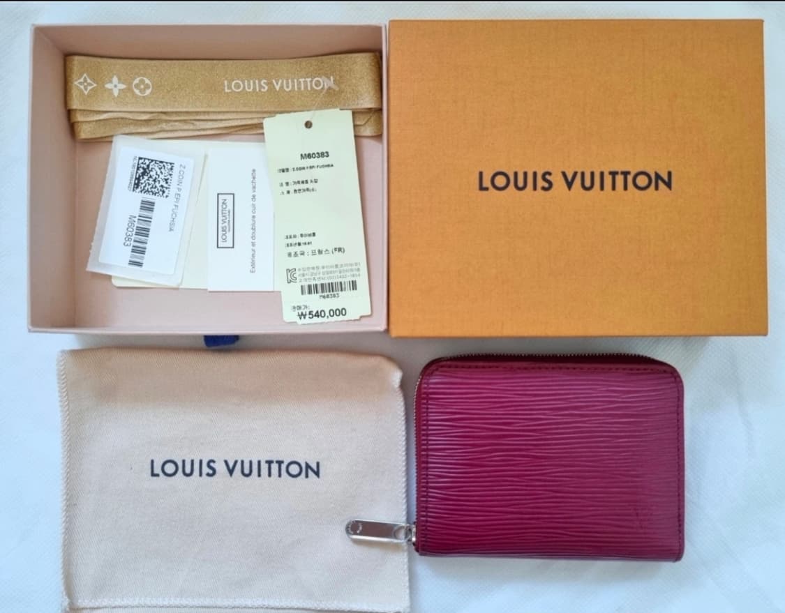 루이비통 에삐 지퍼 카드지갑 푸시아 상품이미지1