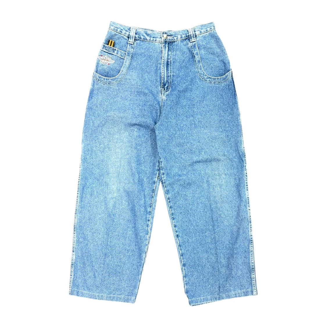 (32) 90s 피엔푸 빈티지 올드스쿨 힙합 카펜터 와이드 데님 팬츠 상품이미지3