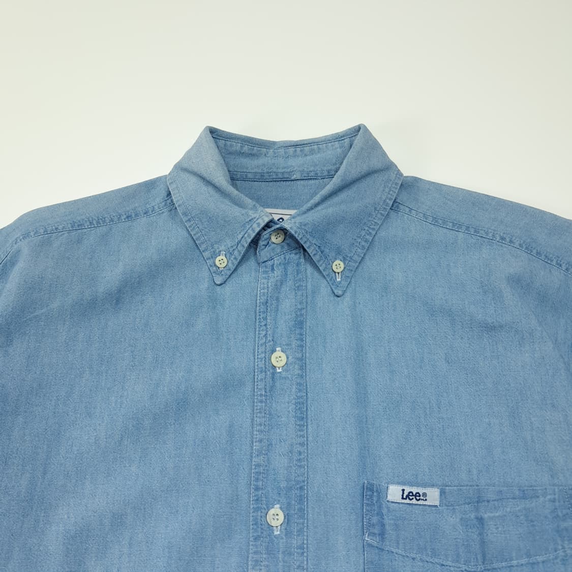 CL532 L 리 80s 유니온메이드 샴브레이 셔츠 남방 상품이미지2