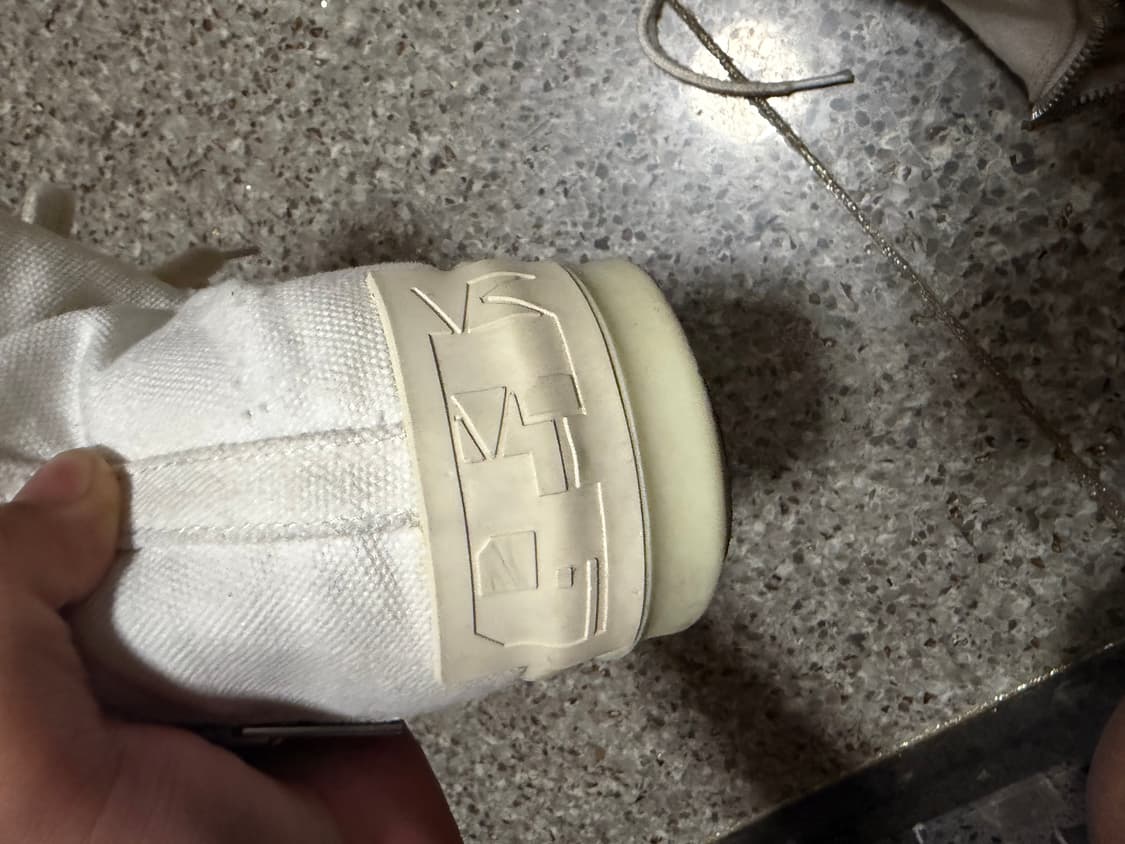 릭오웬스 다크쉐도우 라몬즈 하이탑 컨버스 화이트 상품이미지5