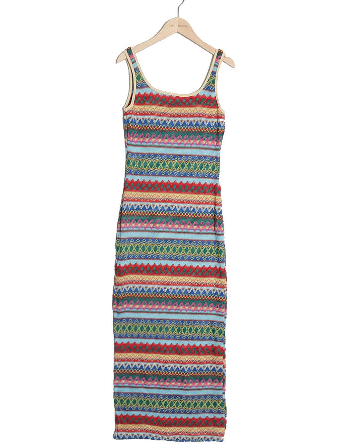 SHEIN Pattern Stretch Sleeveless OPC 상품이미지1