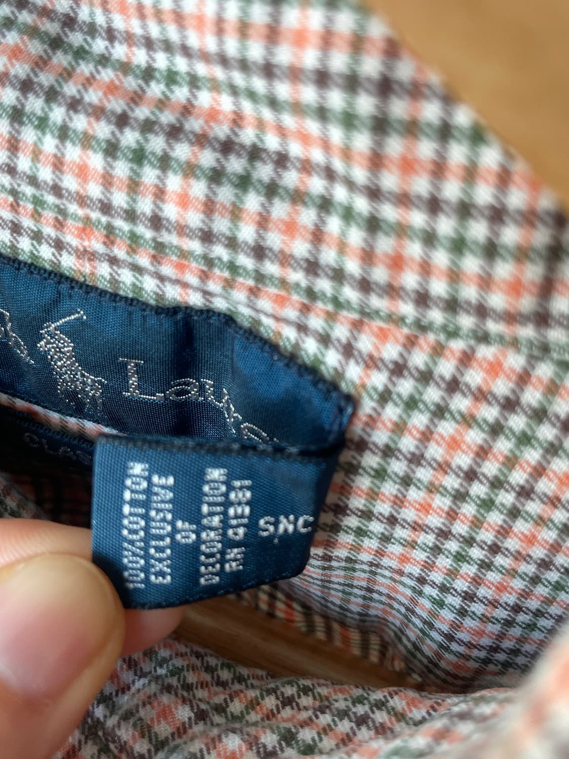 폴로 랄프로렌 남성 체크셔츠 상품이미지3