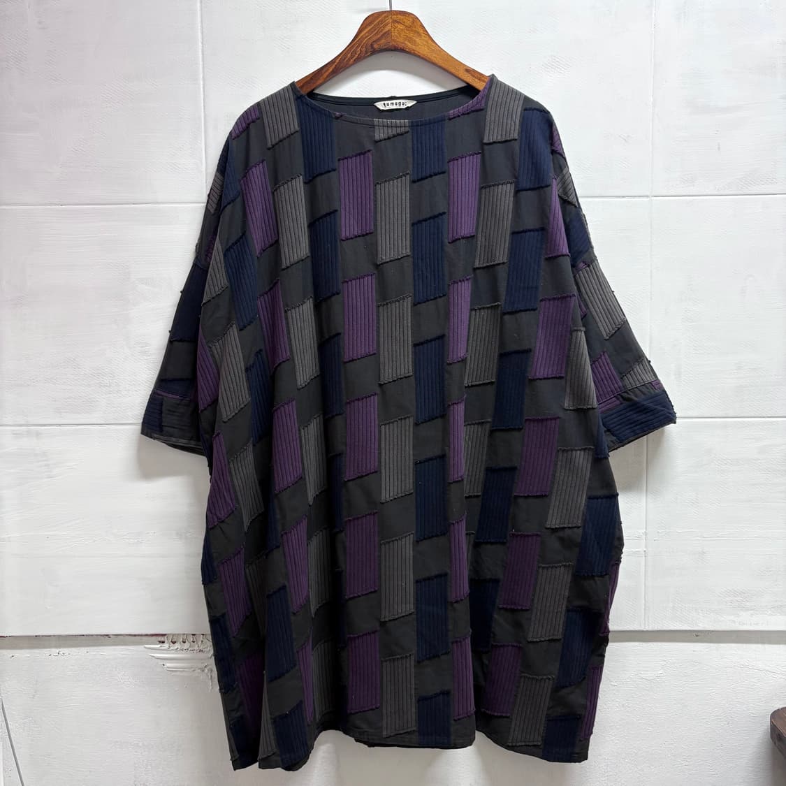 tumugu 입체 패턴 패치 모리걸 페어리 오버핏 원피스 JPN 상품이미지1