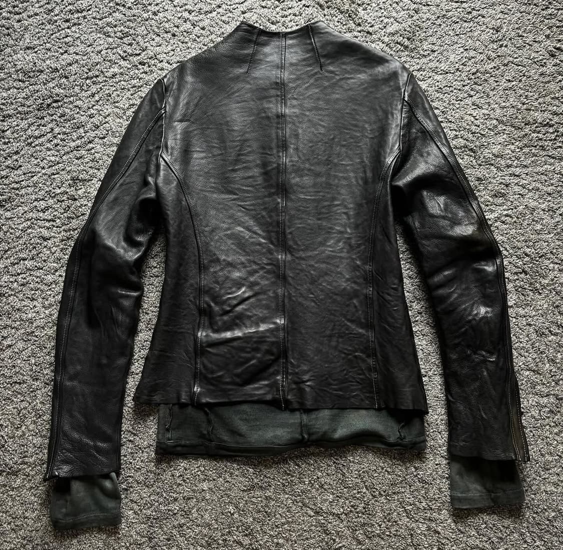 incarnation calf leather 수소봉제 가죽 자켓 상품이미지4