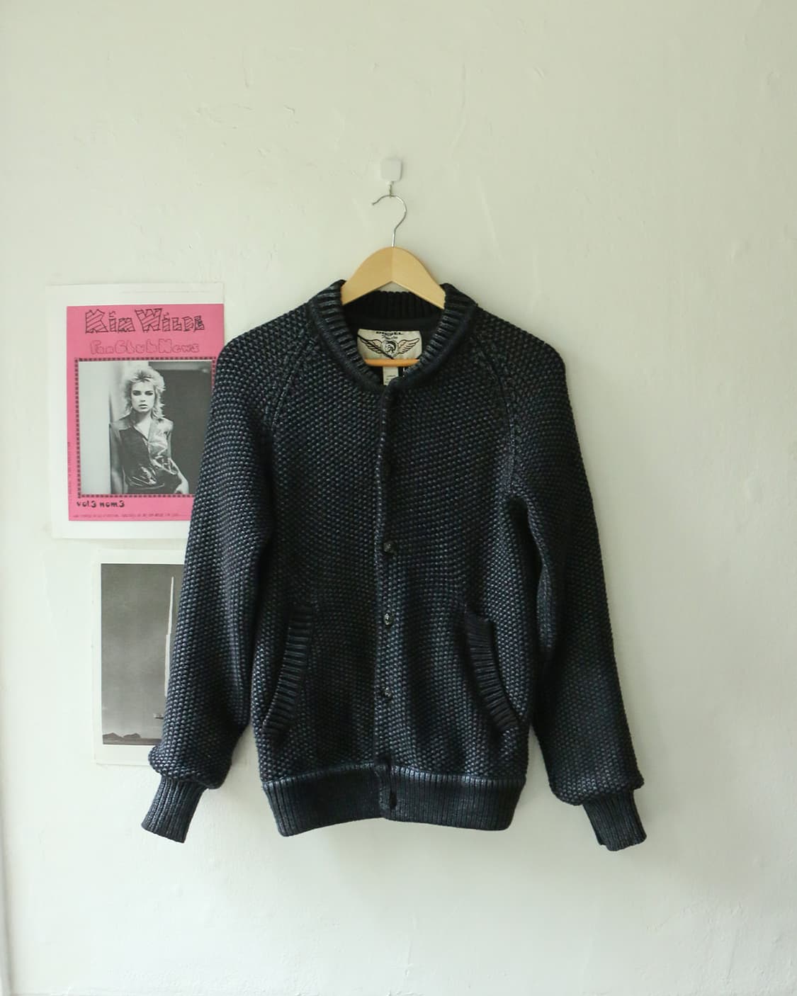 디젤 네이비 바시티 가디건 상품이미지3