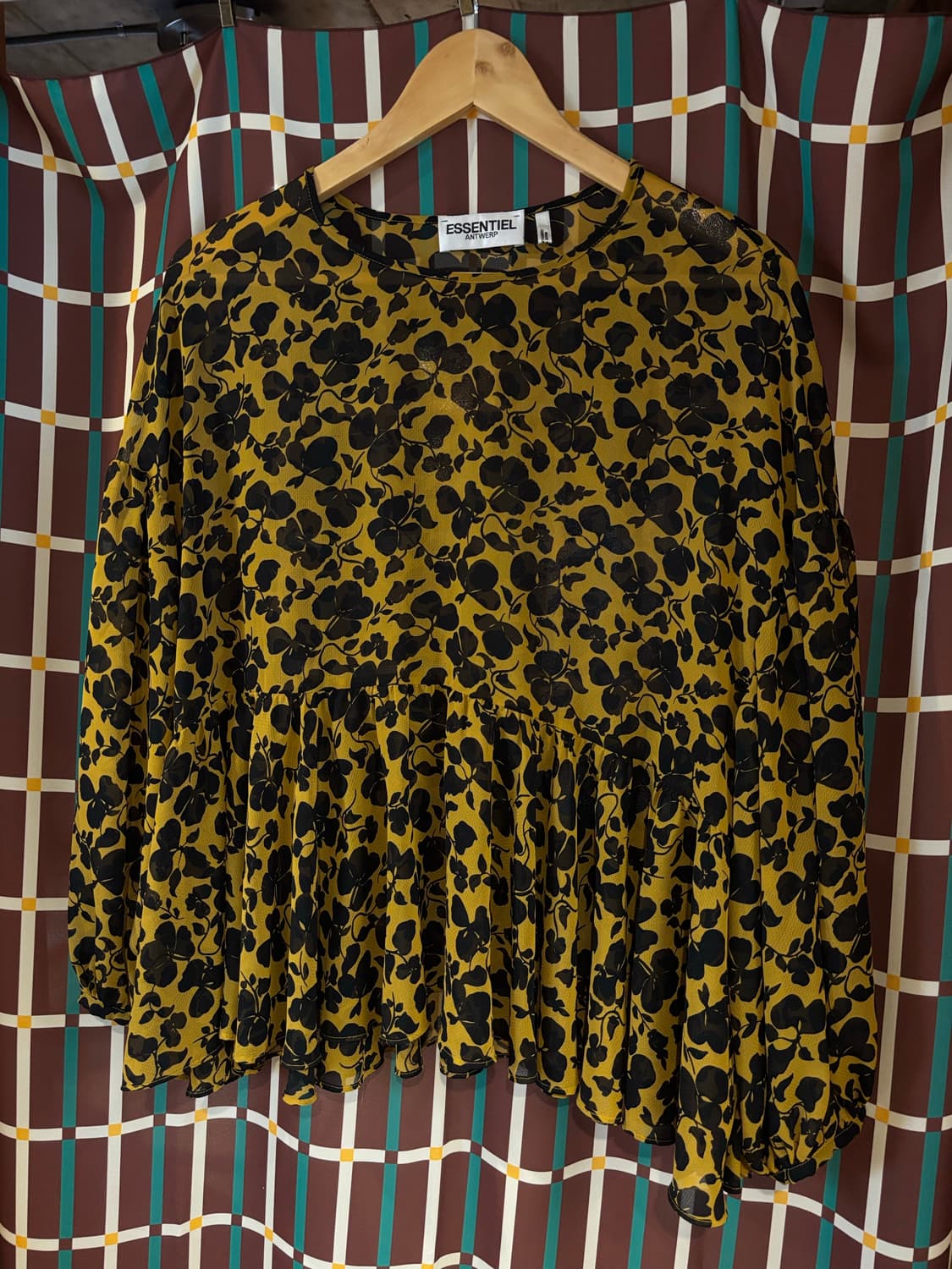 에센셜 앤트워프 플라워 패턴 블라우스 상품이미지2