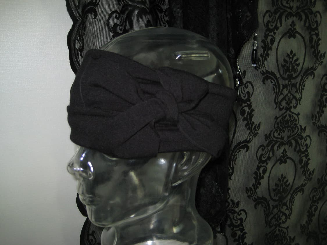 리본 포인트 배색 헤어밴드 상품이미지8