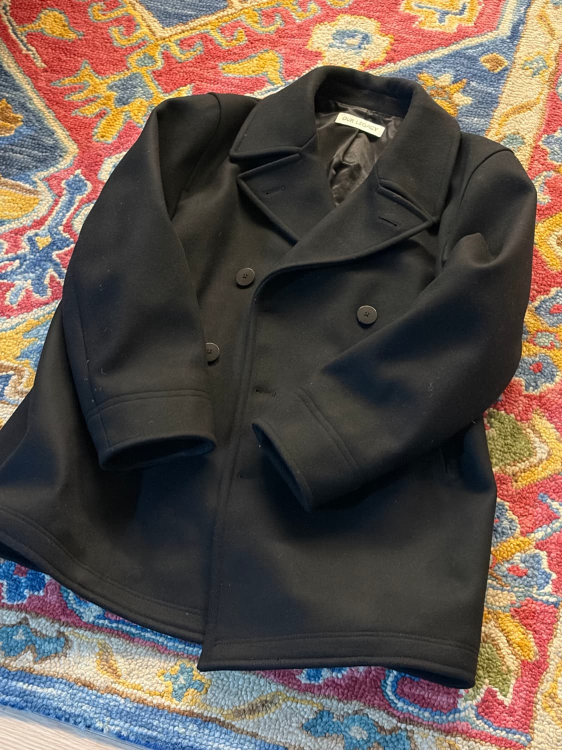 아워레가시 피코트 오퓨런트 멜튼 블랙 상품이미지3