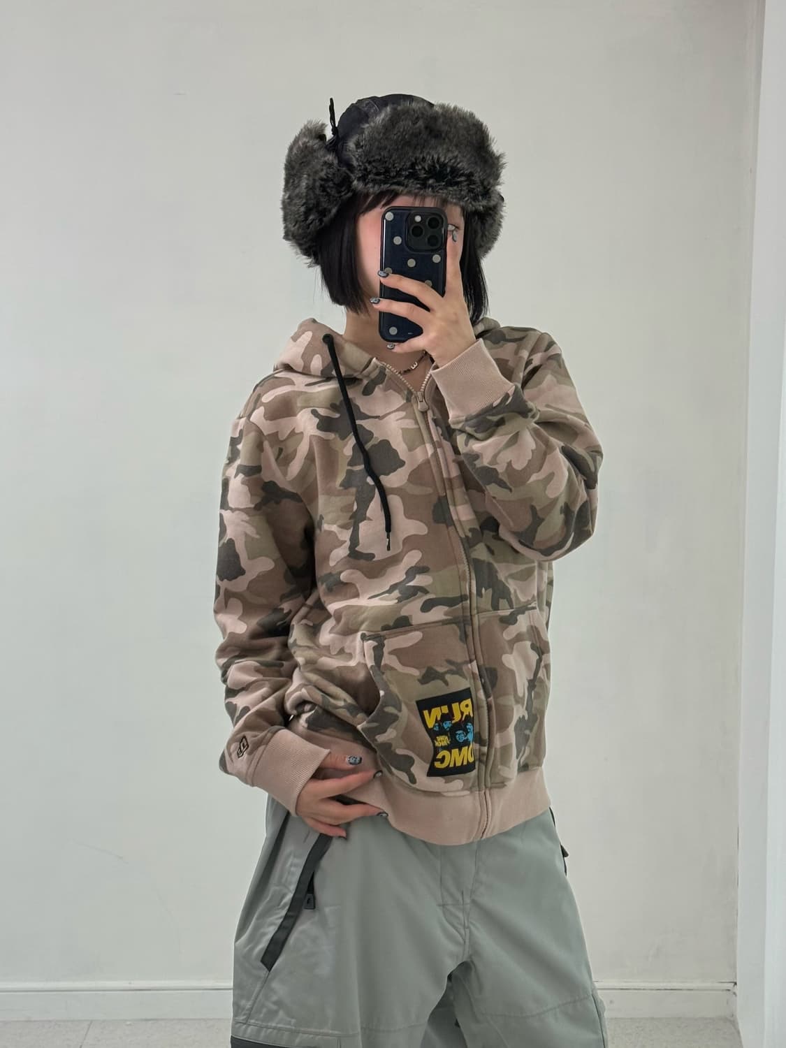 뉴에라 카모 후드집업 상품이미지2