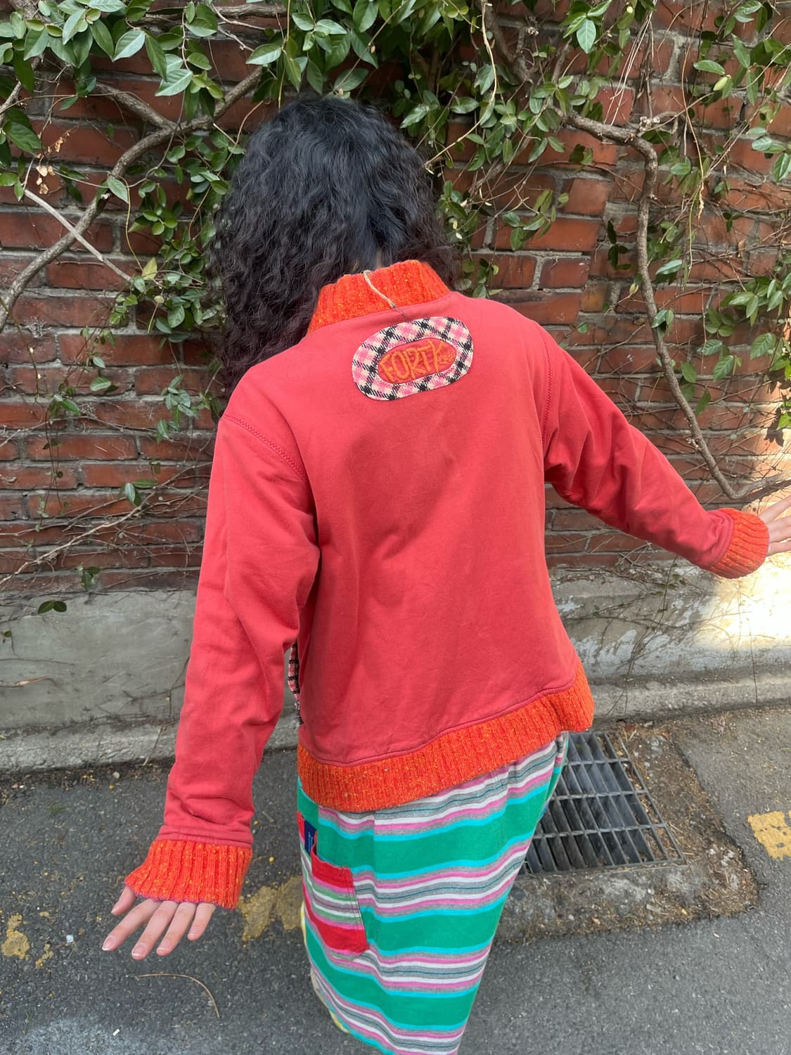 히피 에스닉 페이즐리 패턴 양면 자켓 상품이미지10