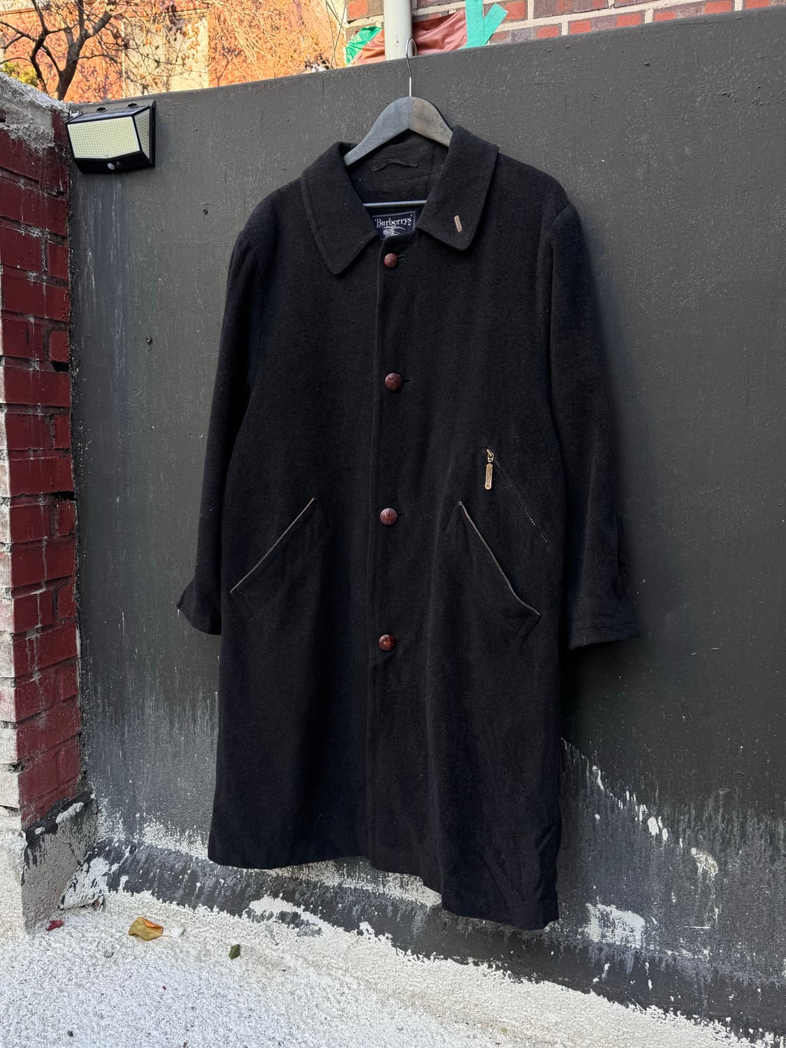Burberrys 버버리 버튼업 싱글 울 코트  상품이미지1