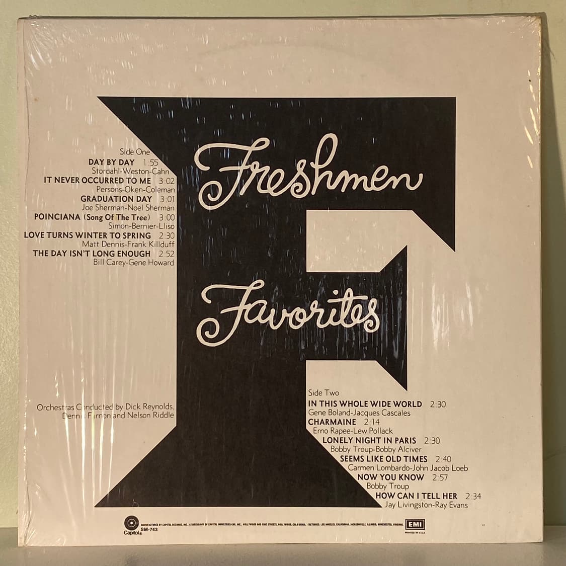 (수입중고LP-재즈보컬) The Four Freshmen -Freshme 상품이미지2