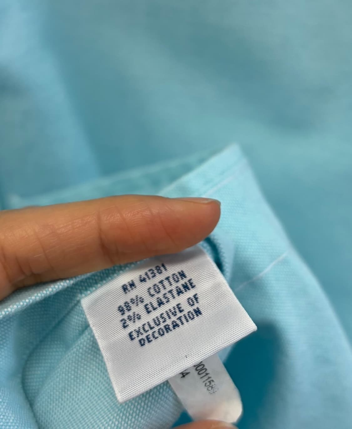 폴로 옥스포드 셔츠 블루그린 (M)  상품이미지8