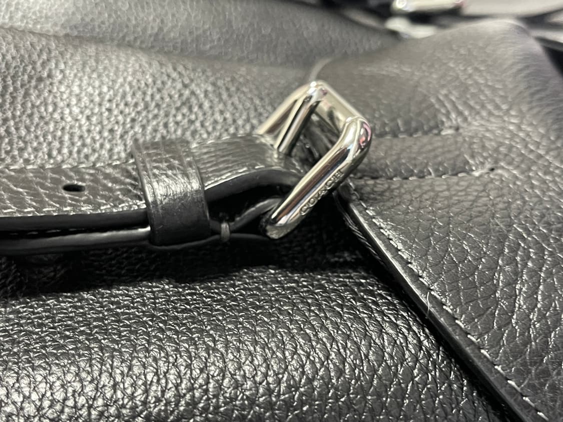 COACH 코치 가죽 워너 백팩 블랙 상품이미지6