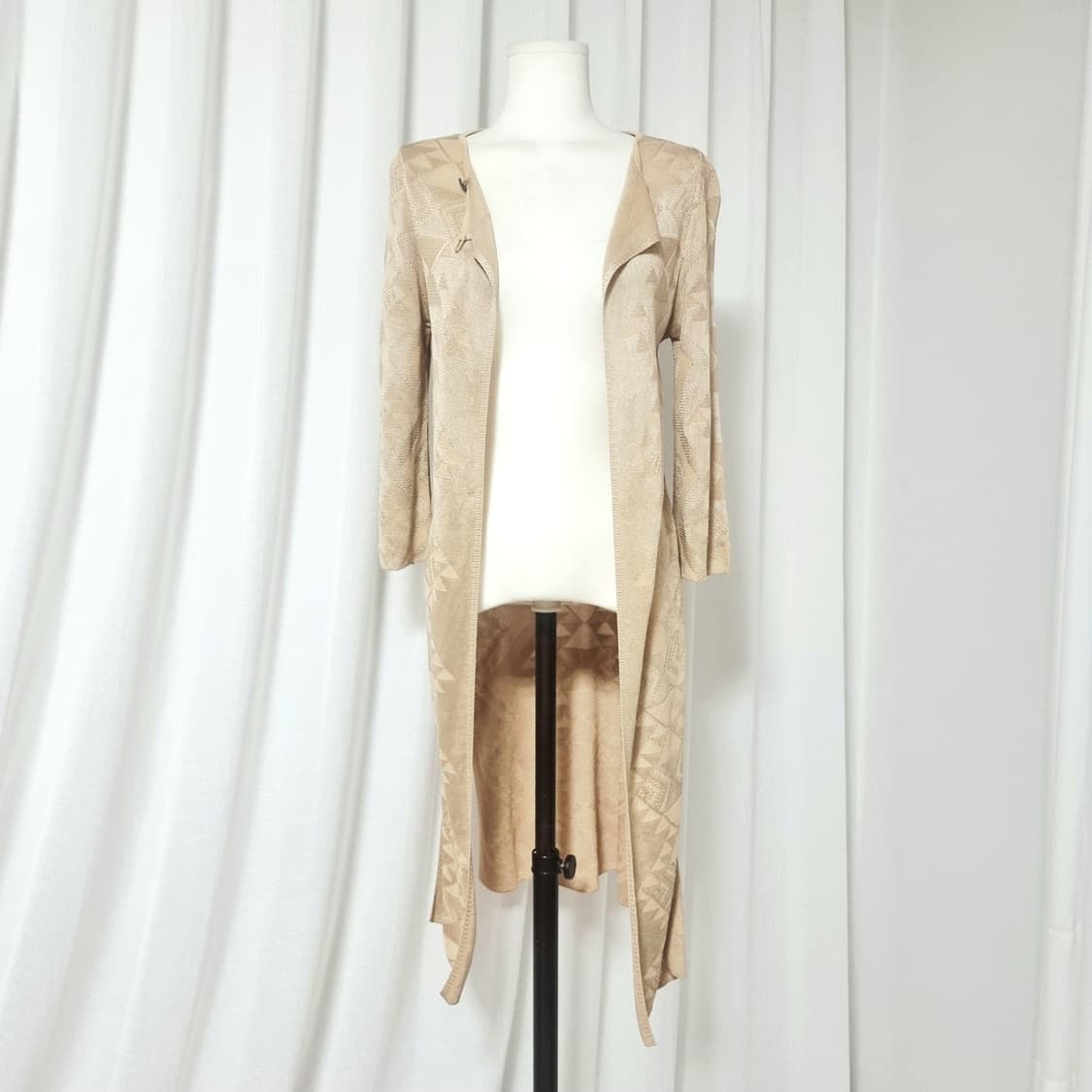 살바토레 페라가모 가디건 슬리브리스 탑 셋업 투피스 (4455) 상태최상 상품이미지8