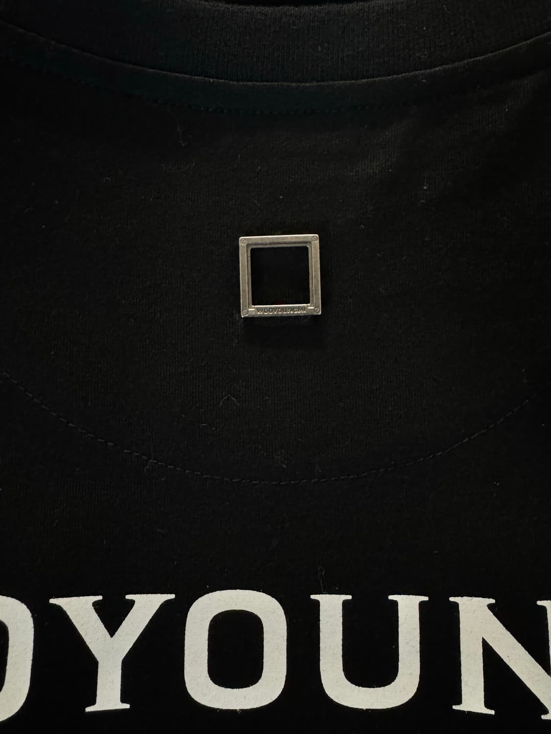 우영미 26ss 블랙 백로고 반팔티 48 상품이미지9