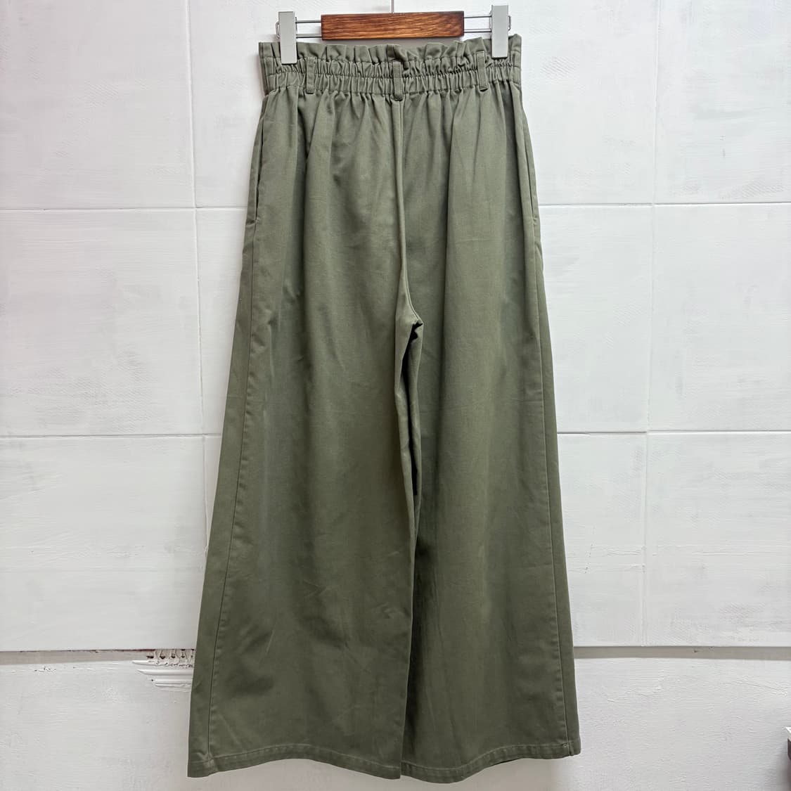 Lugnoncure 카키 와이드 팬츠 (JPN) 상품이미지3