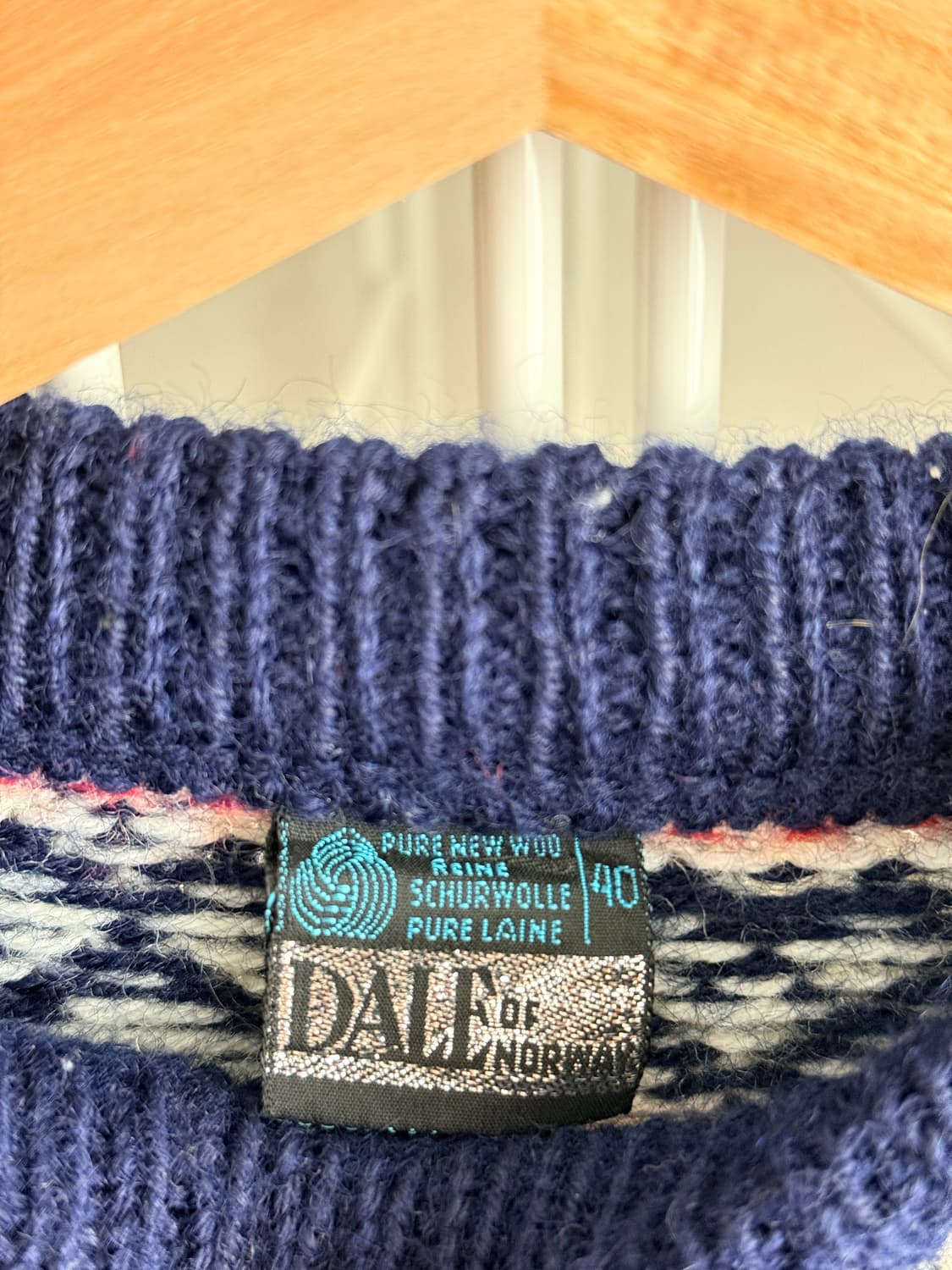 달레 노르딕 울 니트 스웨터 상품이미지2