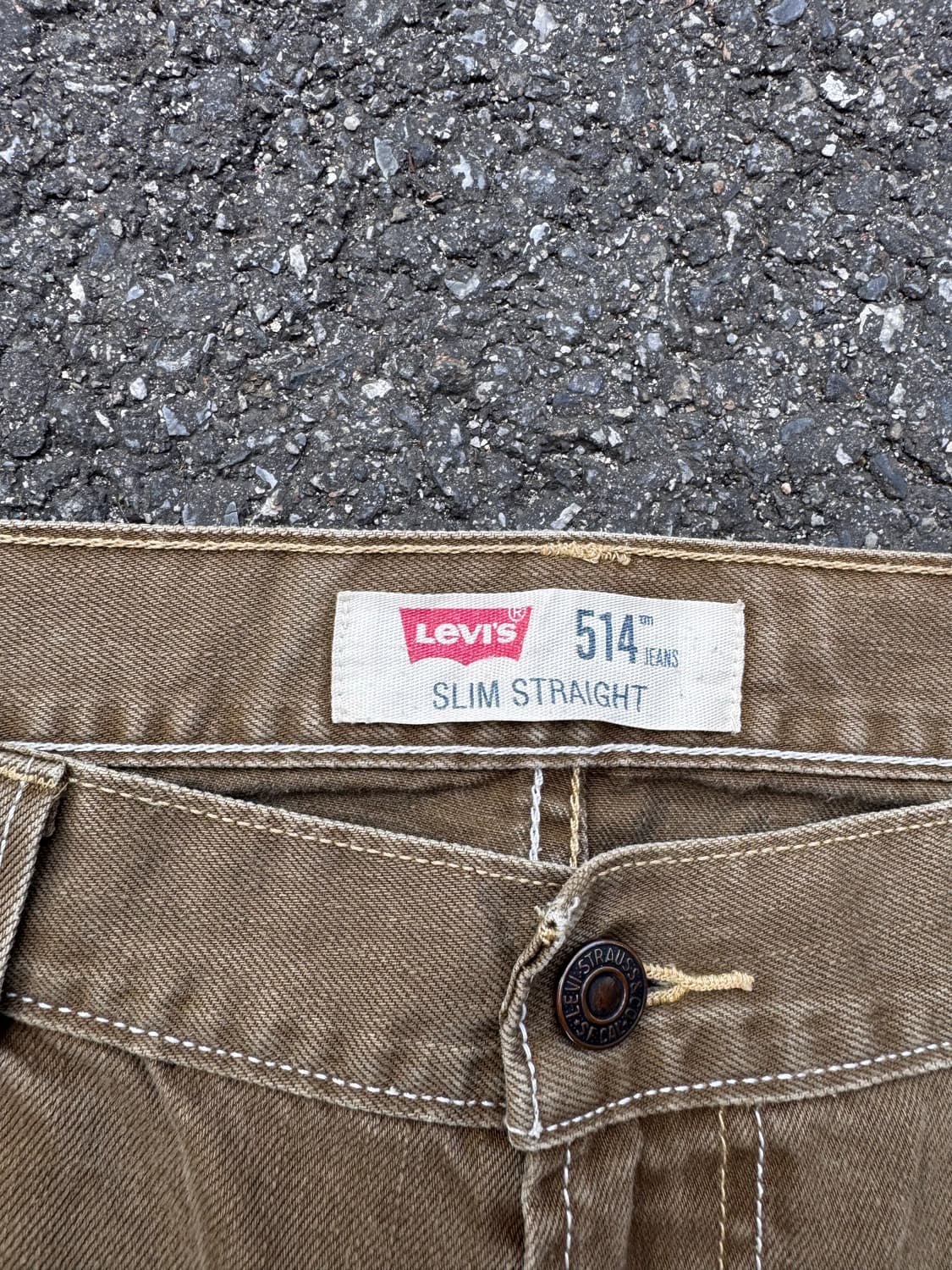 리바이스 514 화이트탭 데님팬츠  상품이미지5