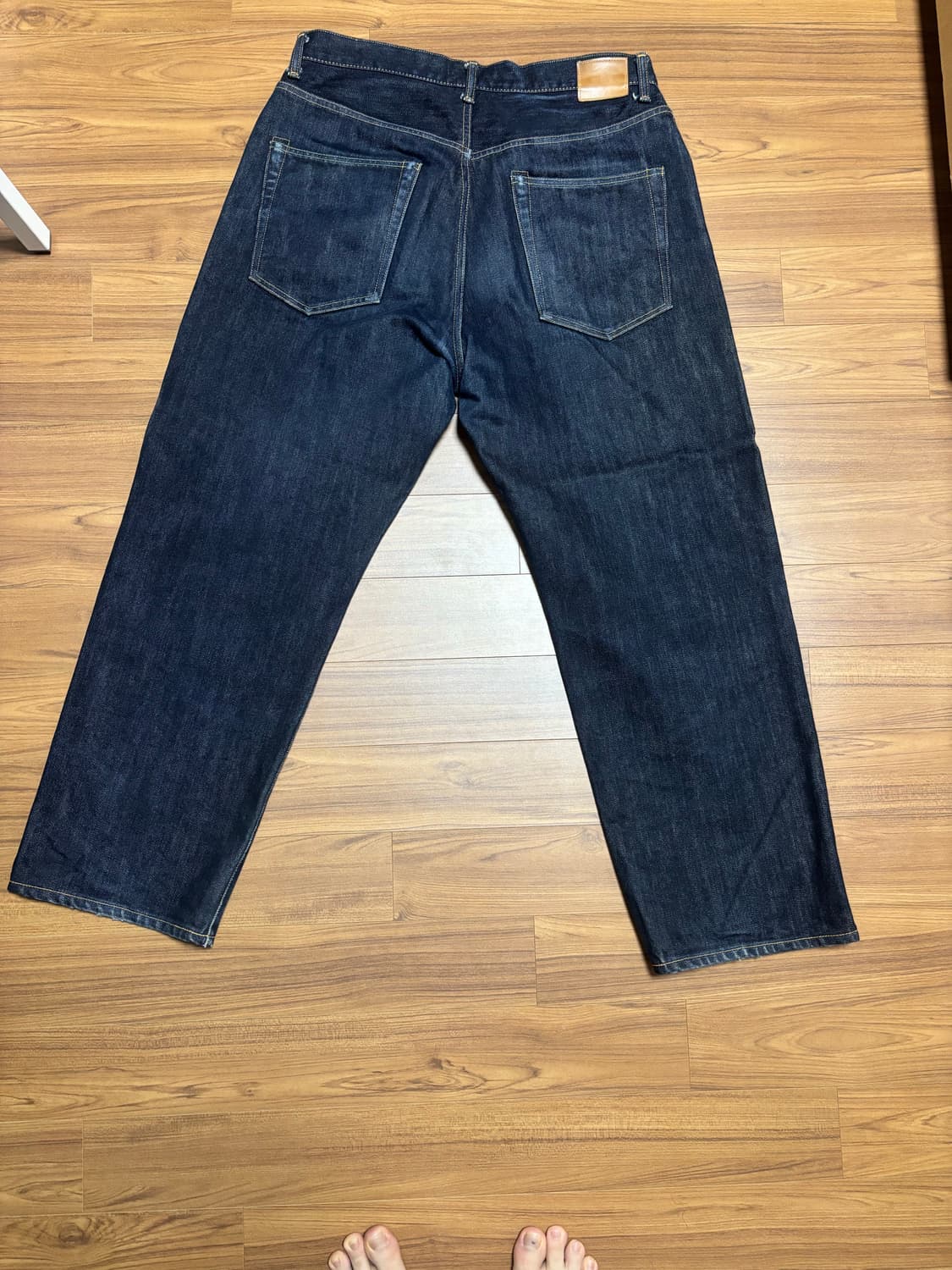 하츠키 와이드 원워시 데님 4사이즈 상품이미지2