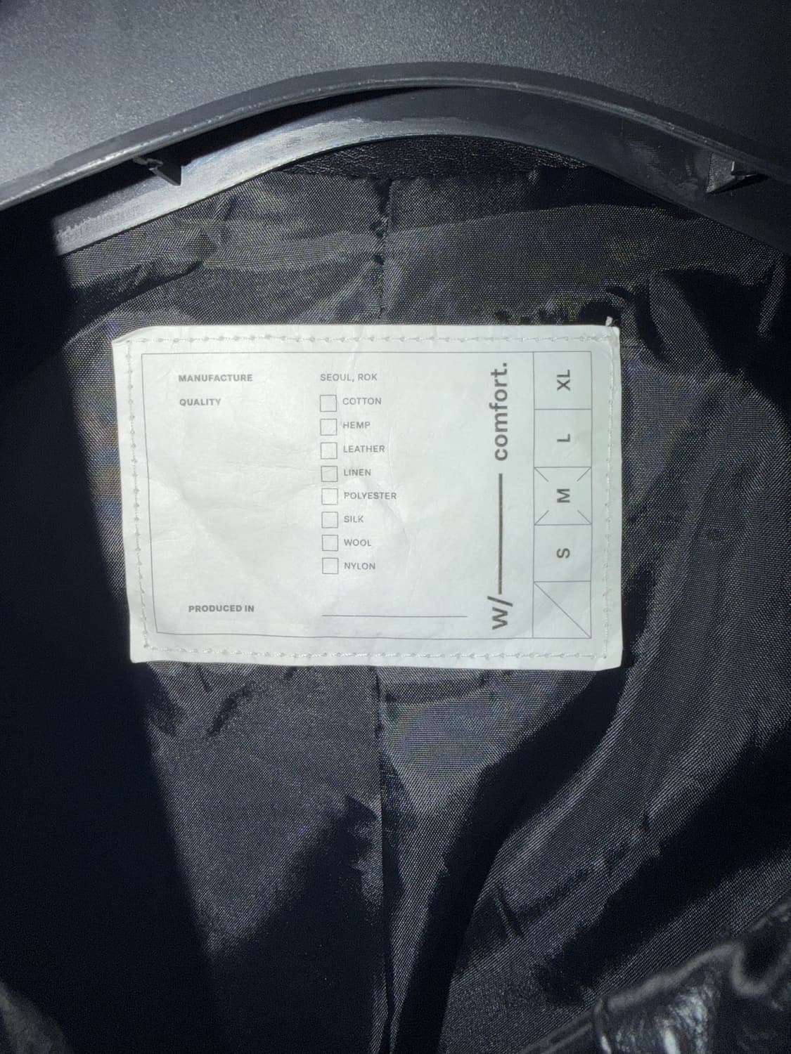 윗 카라레더자켓 상품이미지4