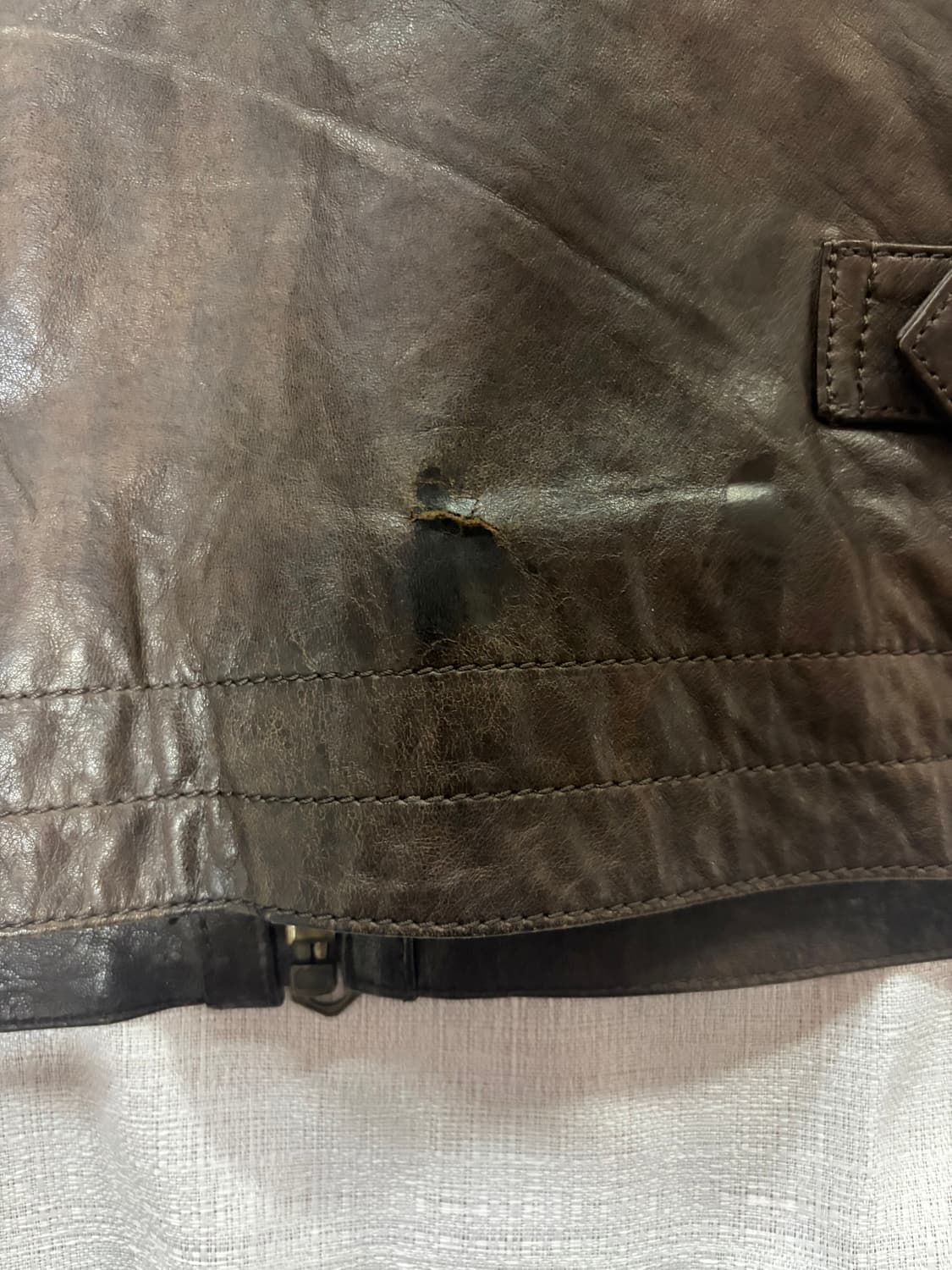 헌트 빈티지 가죽자켓 상품이미지5