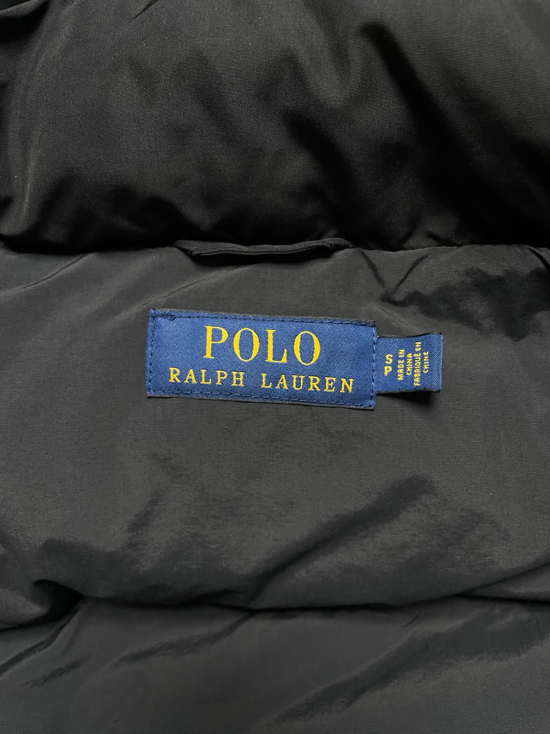 [S] 폴로 랄프로렌 푸퍼 다운 패딩 블랙 95~100 상품이미지9