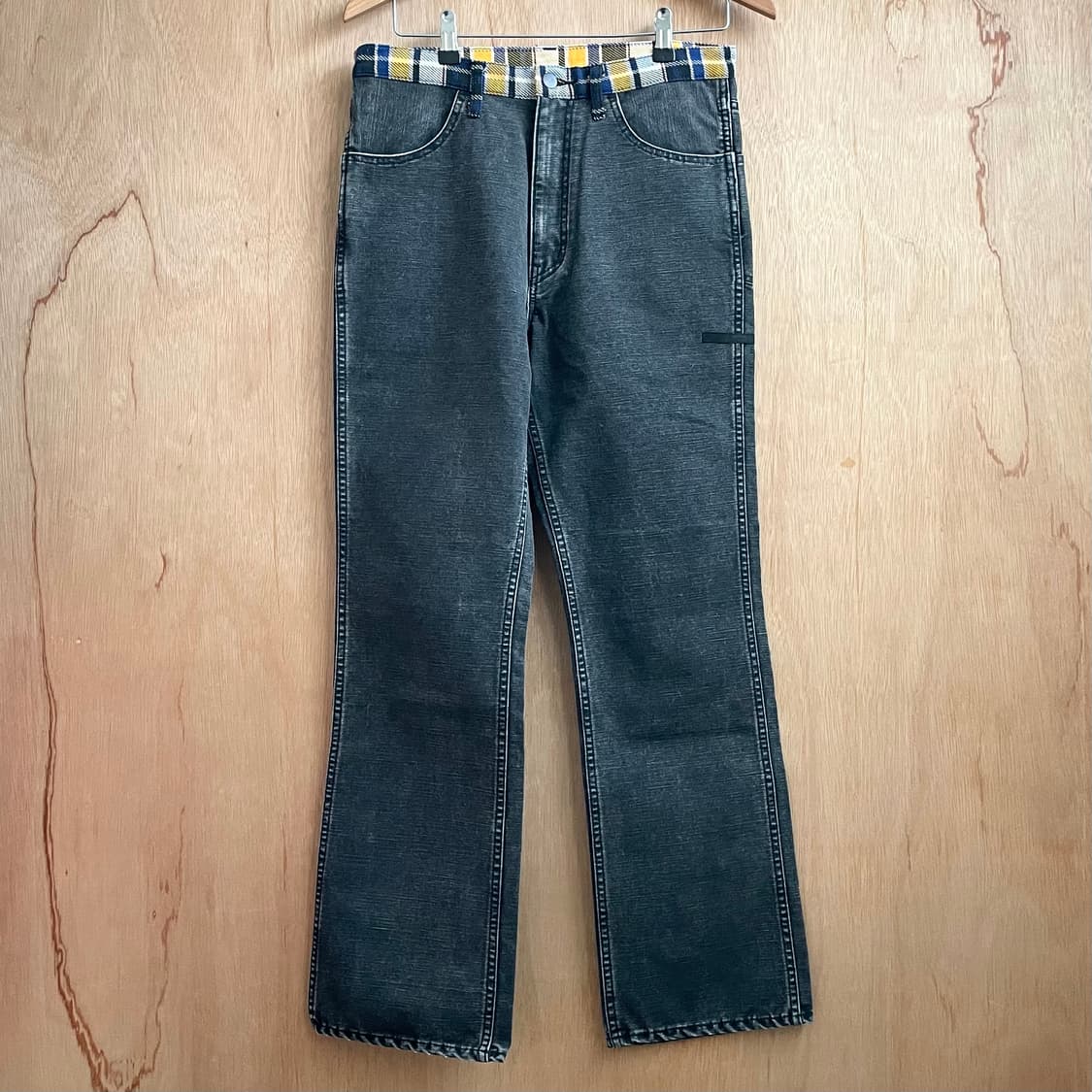 엔헐리우드 체크 벨트 팬츠 상품이미지2