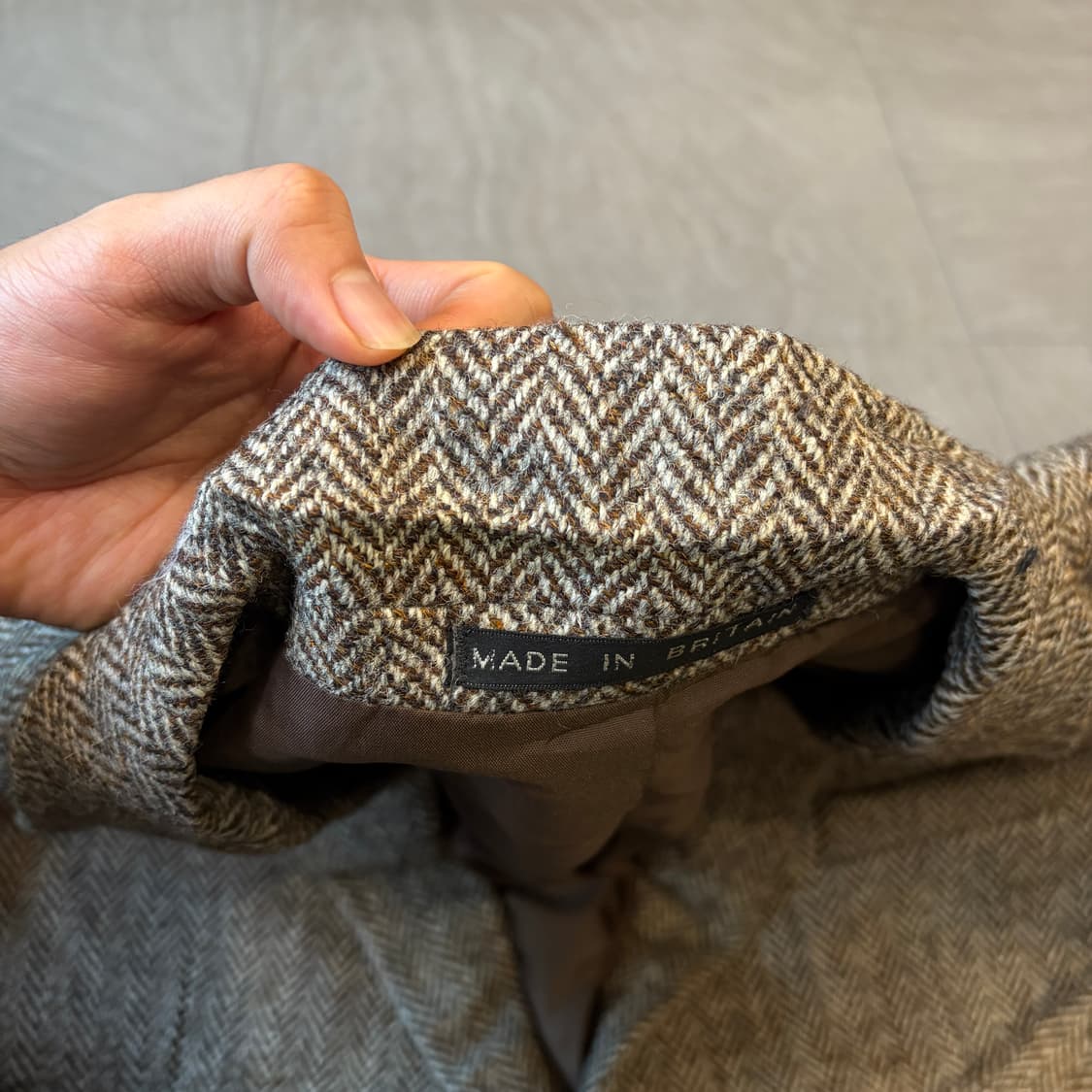 빈티지 해리스트위드 울 자켓 상품이미지6