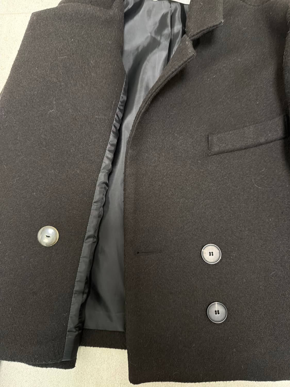 더블 버튼 숏 자켓 상품이미지3