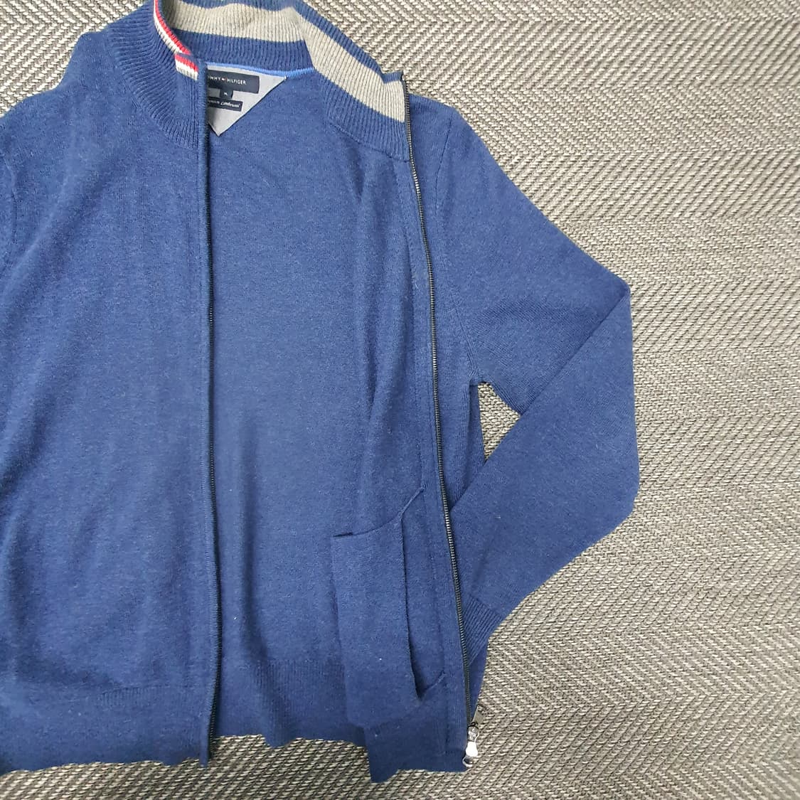 타미힐피거 울100 니트 집업 가디건 남자105 상품이미지6