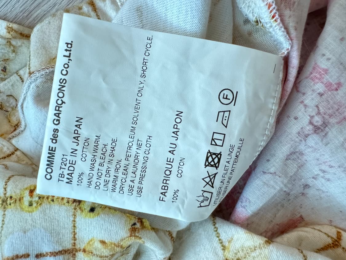 Comme des garcons tricot 풀프린팅 티셔츠 상품이미지8