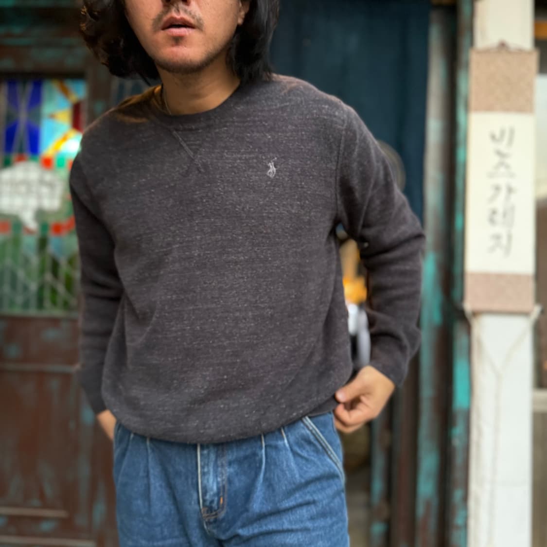 폴로 랄프로렌 크루넥 니트 L 상품이미지7