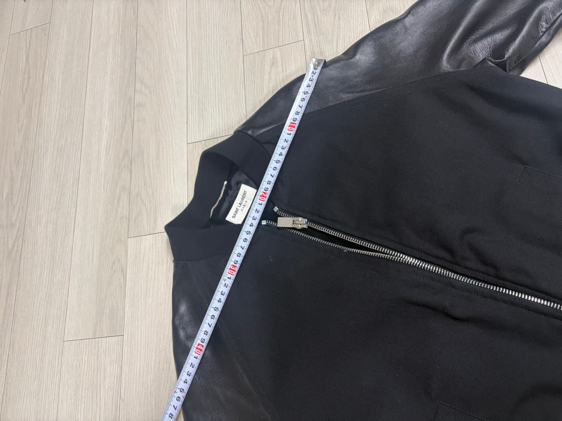 신세계 백화점 생로랑 블랙 레더 스타디움 바시티  초기모델 48 상품이미지9